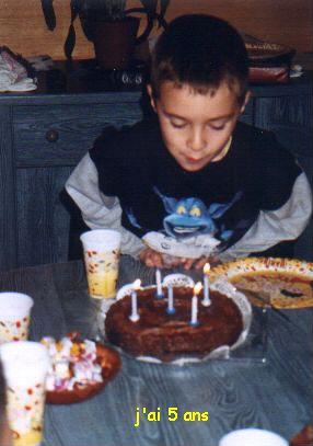 J'ai 5 ans