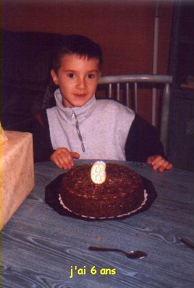 J'ai 6 ans